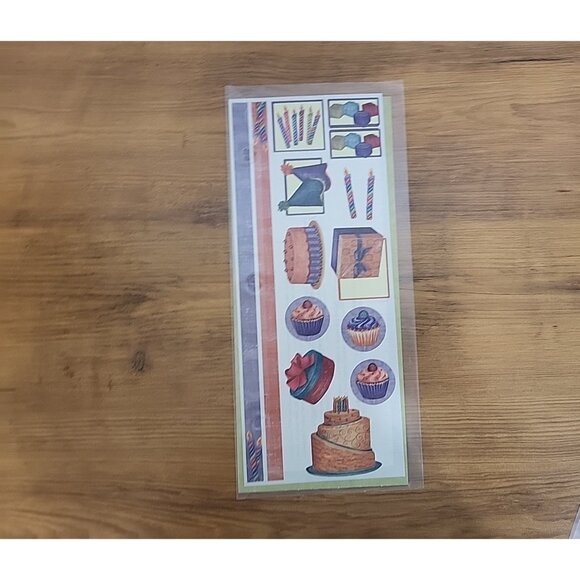 6 PC LOT Creative Memories Cottage Jumbo Great Lengths Stickers Power Palette - Picture 12 of 15